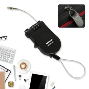 Multi-functional cable lock with number code for travel