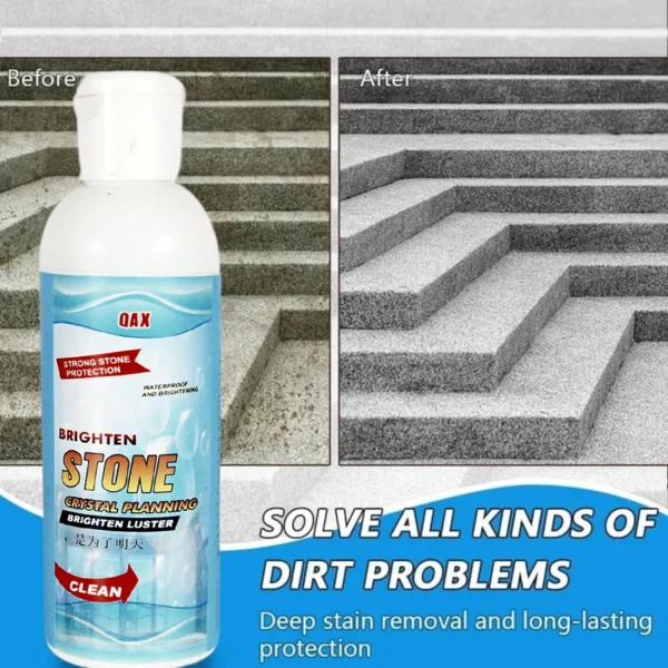 Stone Stain Remover Cleaner, Stone Crystal Plating Agent, Marble Stone Cleaner Polishes,