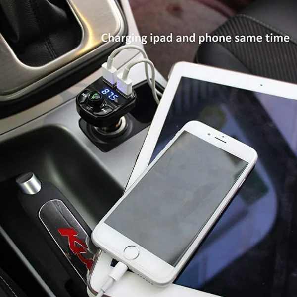 CAR-X8 Bluetooth FM Transmitter Kit For Hands-Free Call Receiver Music Player Call Receiver