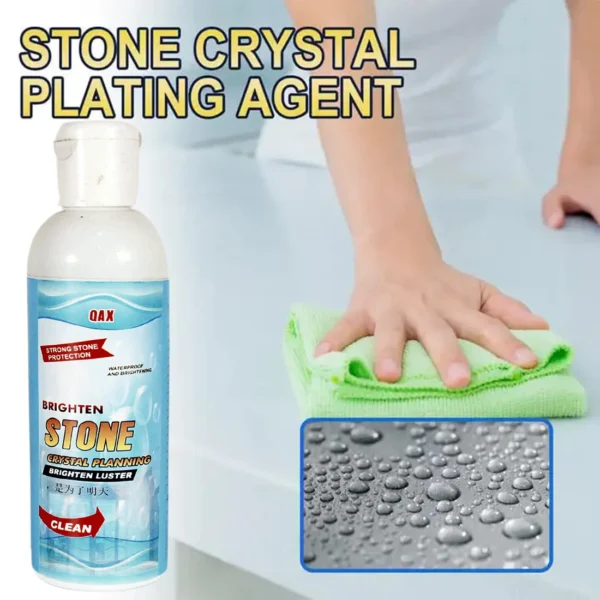 Stone Stain Remover Cleaner, Stone Crystal Plating Agent, Marble Stone Cleaner Polishes,