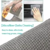 Durable Kitchen Scrub Cloth, Microfiber Cleaning Cloth Roll, Kitchen Wear-Resistant Cloth 20×22cm,