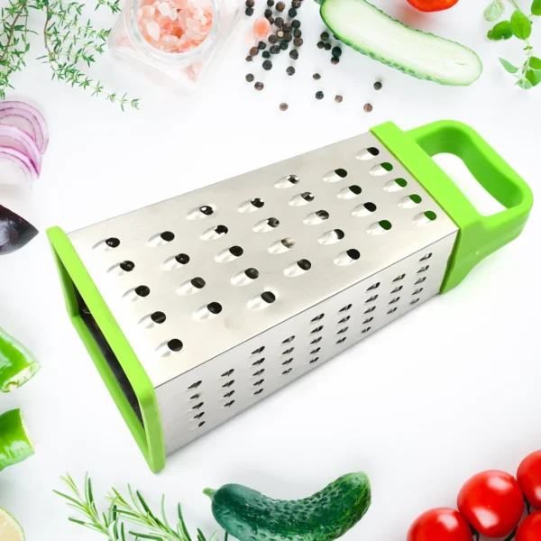 Miracle 5 In 1 Multi-functional Stainless Steel, Cheese Grater With Handle