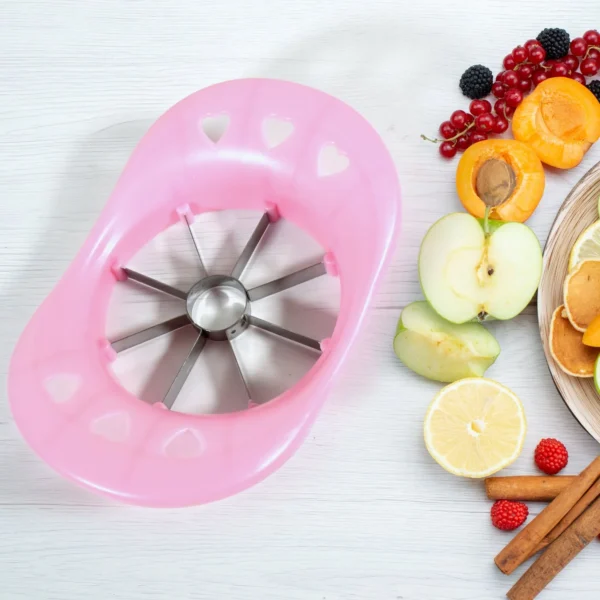 Multi Purpose Fruit Slicer Apple Cutter Regular With 8 Stainless Steel Blades Apple Slicer