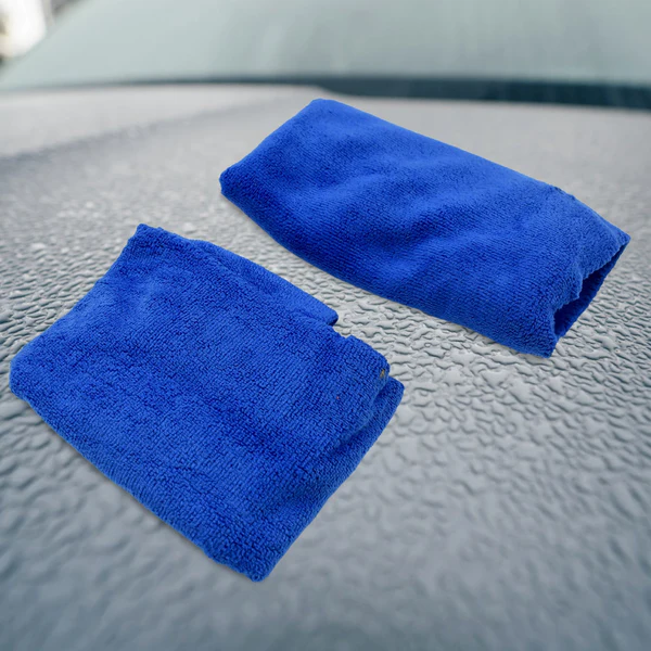 Car / Bike Cleaning Combo Microfiber Car Wash Sponge and Gloves, Automobile Cleaning Sponges, 2 Wash Towel, 1 Brush, 1 Sponge, 1 Gloves, Car Wash Cleaning Tools Kit