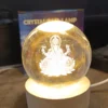 3D Crystal Ball lamps for Bedroom 3D Lamps for Home Decoration