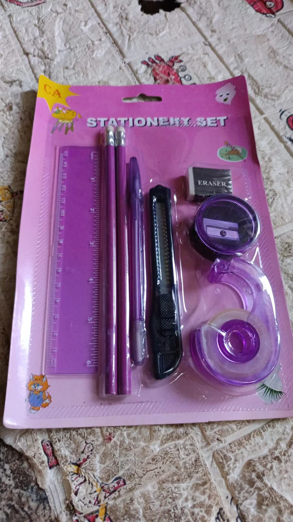 Stationary Sets For kids (8 pcs set)