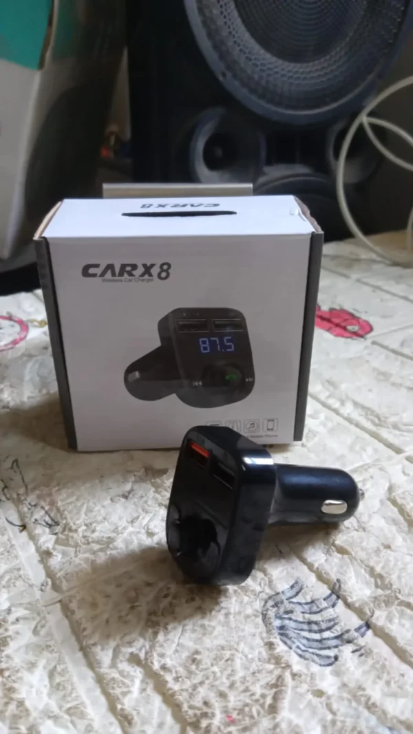 CAR-X8 Bluetooth FM Transmitter Kit For Hands-Free Call Receiver Music Player Call Receiver