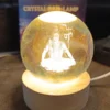 3D Crystal Ball lamps for Bedroom 3D Lamps for Home Decoration