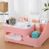 Tissue Paper Storage Holder, Stationery Storage Remote Control, Decorative Pen, Pencil, Napkin, Mobile Phone Multi-Function Desk Storage Organizer